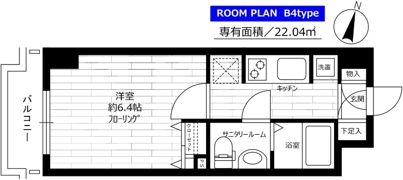 ステージファースト三軒茶屋アジールコートの間取り画像