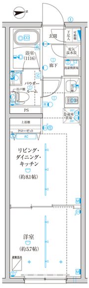 CREATIF西池袋の間取り画像