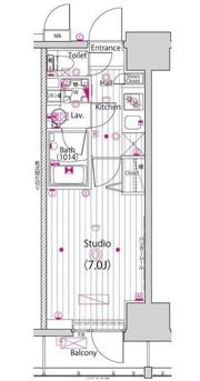 ガーラ・リバーサイド横濱南の間取り画像