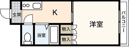 舟入レイクビルの間取り画像