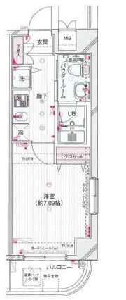 アセンションアイディ浅草の間取り画像