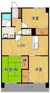 エクセル青葉台IIの間取り画像