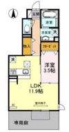 キャルム月見山Ⅱの間取り画像