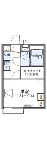 レオパレスベルウッドの間取り画像
