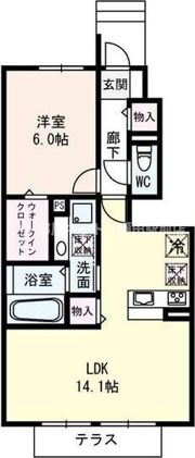 コスモパレスⅢの間取り画像
