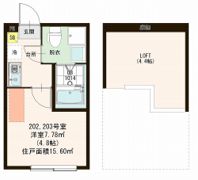 シャンペル三園の間取り画像