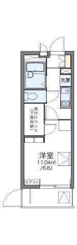 レオパレスDOUBLETOMOの間取り画像