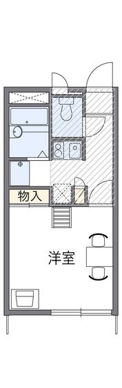 レオパレスアトリオⅡの間取り画像
