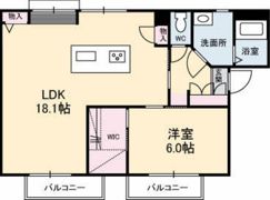 グランジュール中山台 A棟の間取り画像