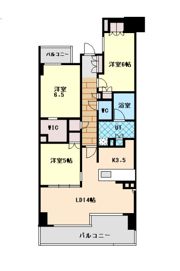 ザ・パークハウス住吉川の間取り画像