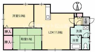 グランコート久万ノ台 L棟?の間取り画像