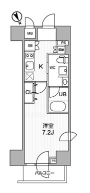 ステージファースト浅草橋Ⅱの間取り画像