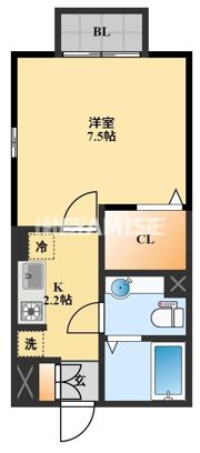 ボヌール三城の間取り画像