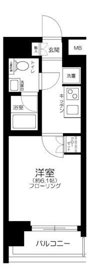 プレール・ドゥーク南品川の間取り画像