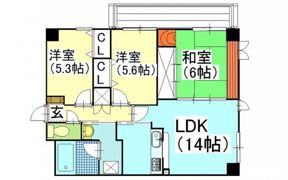 グリーンビレッジ北方の間取り画像