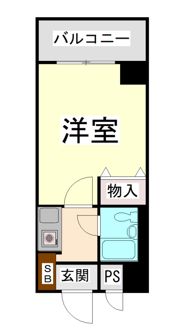 シャルムメゾン六甲道の間取り画像