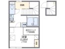 レオパレスフラッツインの間取り画像