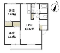 サンパティオ大福Ⅱの間取り画像