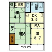 小山アパートの間取り画像