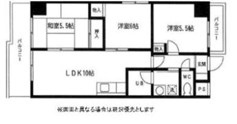 プランドール横浜の間取り画像