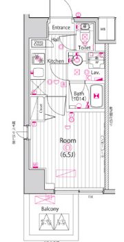 ガーラ・クレスタ横濱関内の間取り画像