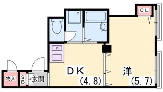 イースト西代の間取り画像
