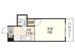 カーサ南大正の間取り画像