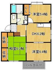 みずき本城 C棟の間取り画像