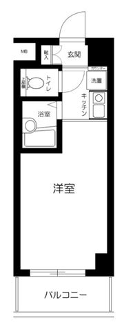 スカイコート駒場東大前の間取り画像