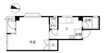 メゾンドローゼの間取り画像