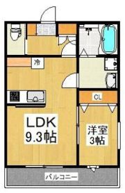キャメル所沢緑町の間取り画像