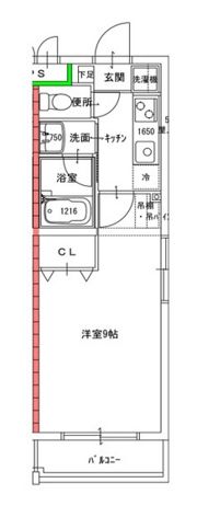 S－1大元駅前の間取り画像