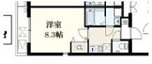 グランデ六甲道の間取り画像