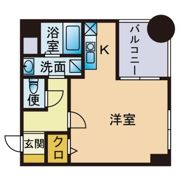 カーサ・アリエッタ大橋の間取り画像