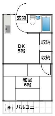 海野ハイツの間取り画像
