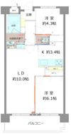 ヒルズ神明の木の間取り画像