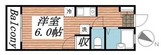 サザンポートCの間取り画像