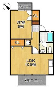 ラナイイン A棟の間取り画像