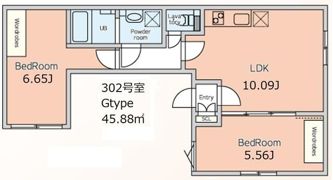 ALERO BASE Sasazuka Southの間取り画像