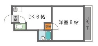 エルコート三国の間取り画像