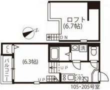 ハーモニーテラス川名町Ⅱの間取り画像