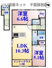 ベルスーズの間取り画像