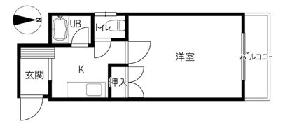 マゼンダ賢坂辻の間取り画像