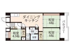 ビレッジハウス光南タワー1号棟の間取り画像