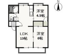 ドミ・アゼリア Bの間取り画像