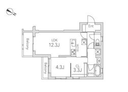 GranDuo学芸大学2の間取り画像