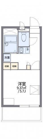 レオパレスユズの間取り画像