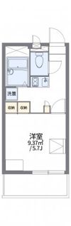 レオパレスユズの間取り画像