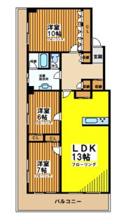 大永初台マンションの間取り画像