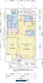 プレサンス広小路通今池の間取り画像
